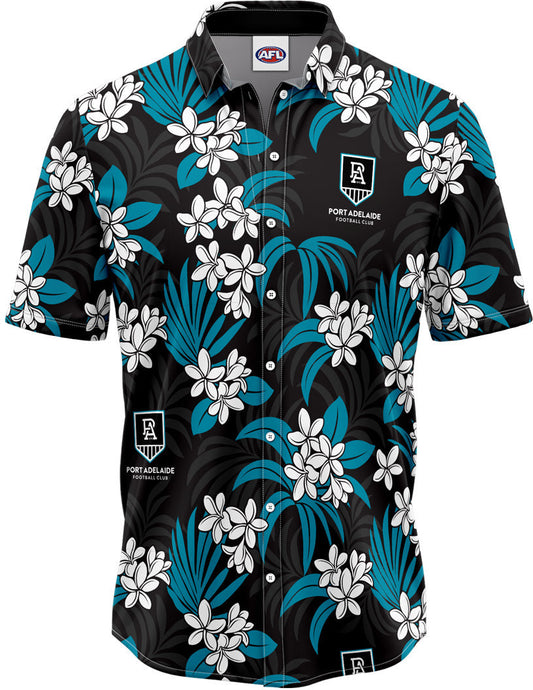 Port Adelaide Power 2026 AFL Mens Reef Hawaiian Shirt