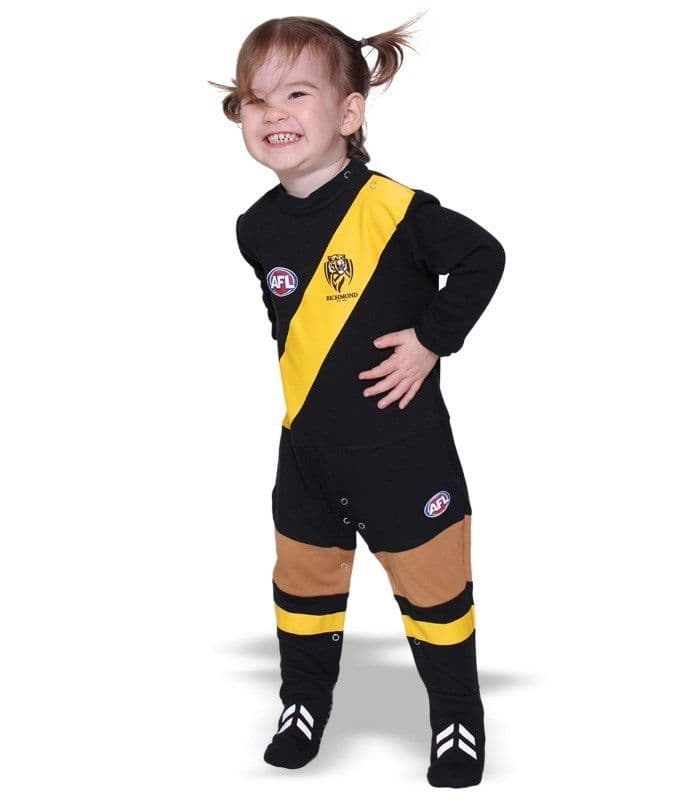Richmond Tigers AFL Infant Toddler Footysuit
