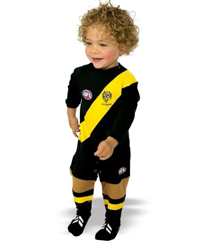 Richmond Tigers AFL Infant Toddler Footysuit