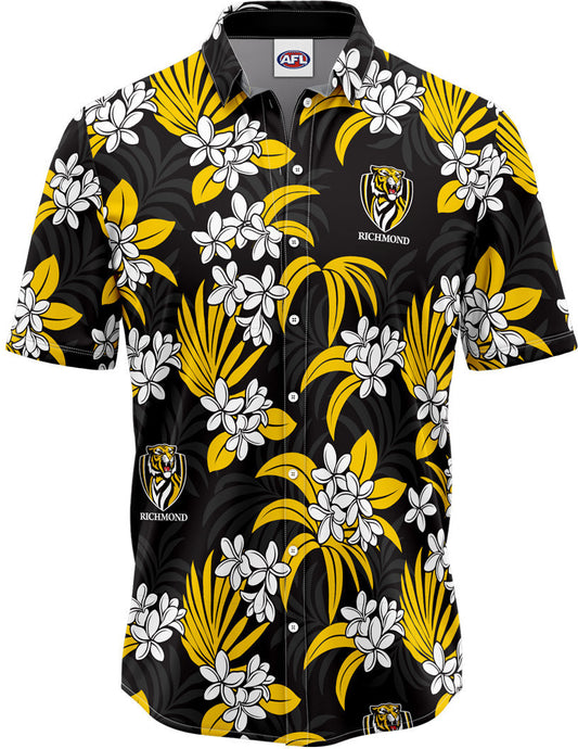 Richmond Tigers 2026 AFL Mens Reef Hawaiian Shirt