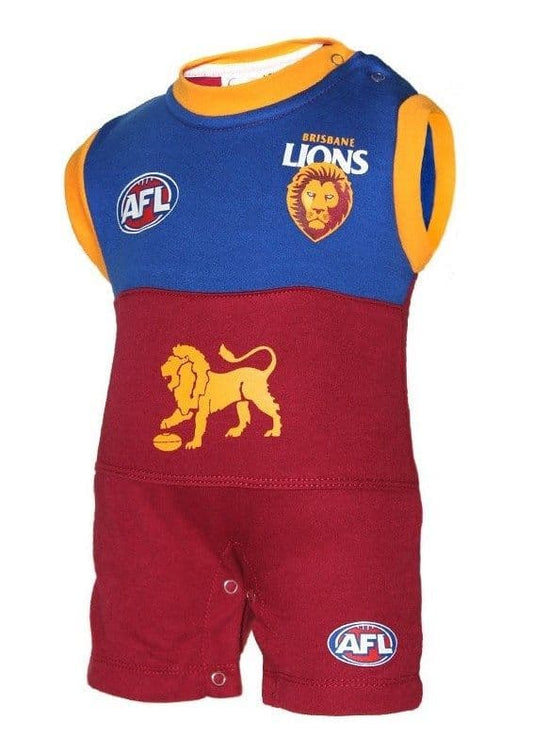 Brisbane Lions AFL Toddler Short Footysuit