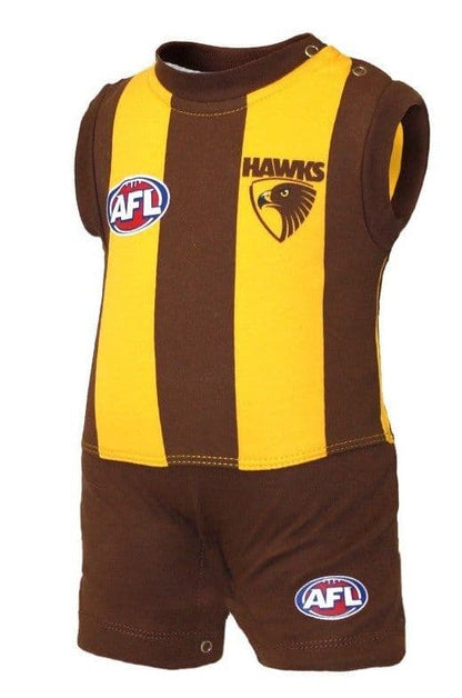 Hawthorn Hawks AFL Toddler Short Footysuit