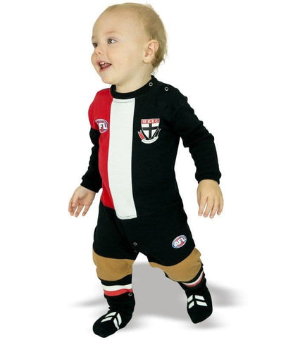 St Kilda Saints AFL Infant Toddler Onesie Footysuit