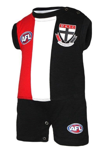 St Kilda Saints AFL Toddler Short Footysuit Onesie