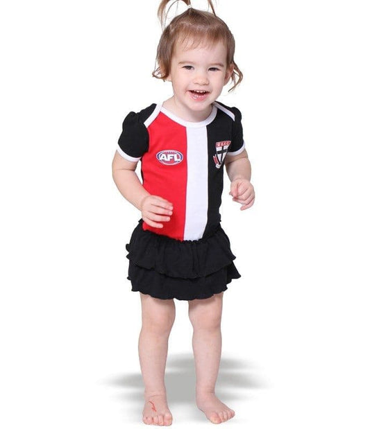 St Kilda Saints AFL Girls Baby Footysuit