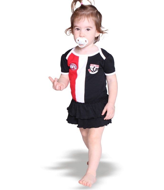 St Kilda Saints AFL Girls Baby Footysuit