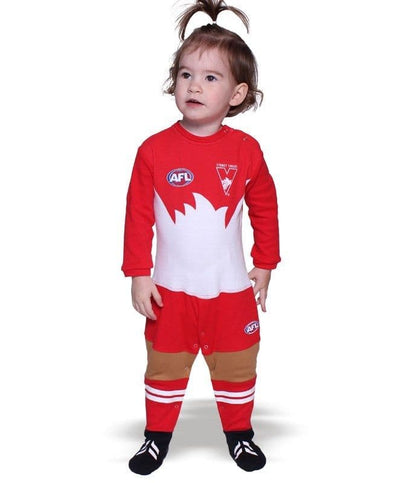 Sydney Swans AFL Infant Toddler Onesie Footysuit