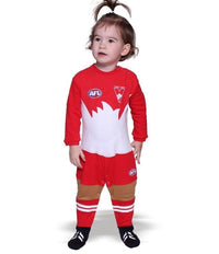 Sydney Swans AFL Infant Toddler Onesie Footysuit