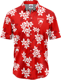 Sydney Swans 2026 AFL Mens Reef Hawaiian Shirt