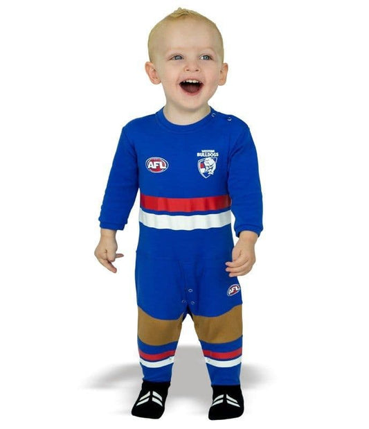 Western Bulldogs AFL Infant Toddler Onesie Footysuit