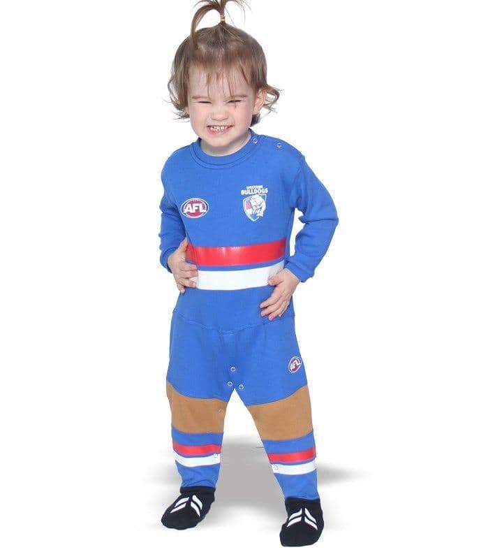 Western Bulldogs AFL Infant Toddler Onesie Footysuit