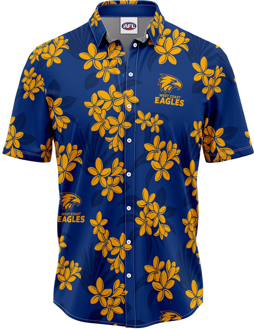 West Coast Eagles 2026 AFL Mens Reef Hawaiian Shirt