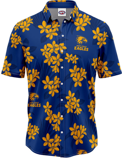 West Coast Eagles 2026 AFL Mens Reef Hawaiian Shirt