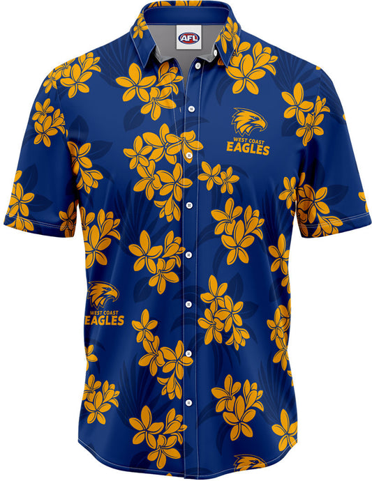 West Coast Eagles 2026 AFL Mens Reef Hawaiian Shirt