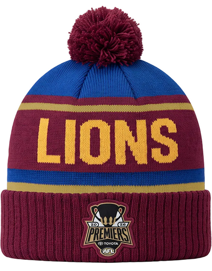Brisbane Lions 2026 AFL Premiers Beanie *PRESALE*