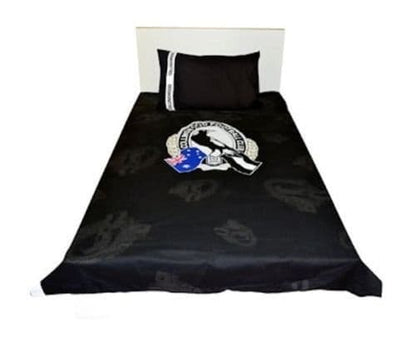 Collingwood Magpies AFL Quilt Single Quilt Cover Set