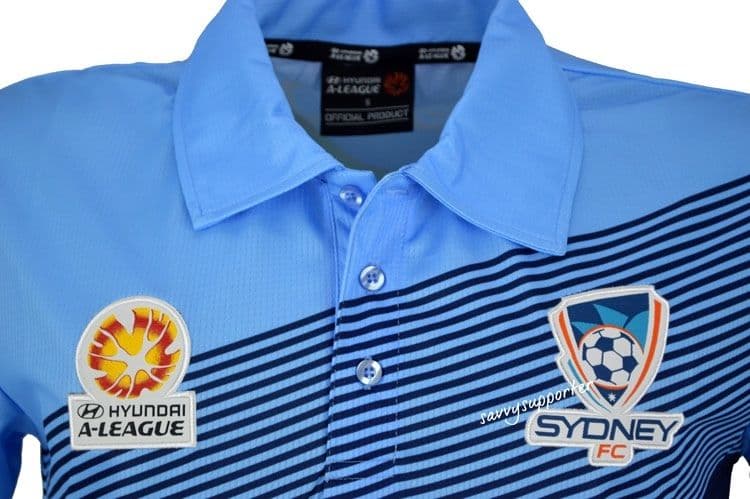 Sydney FC Mens Polyester Polo Shirt