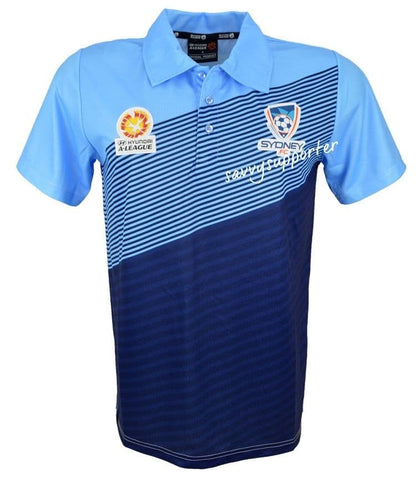Sydney FC Mens Polyester Polo Shirt