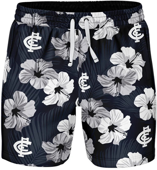Carlton Blues AFL Mens Aloha Volley Swim Shorts