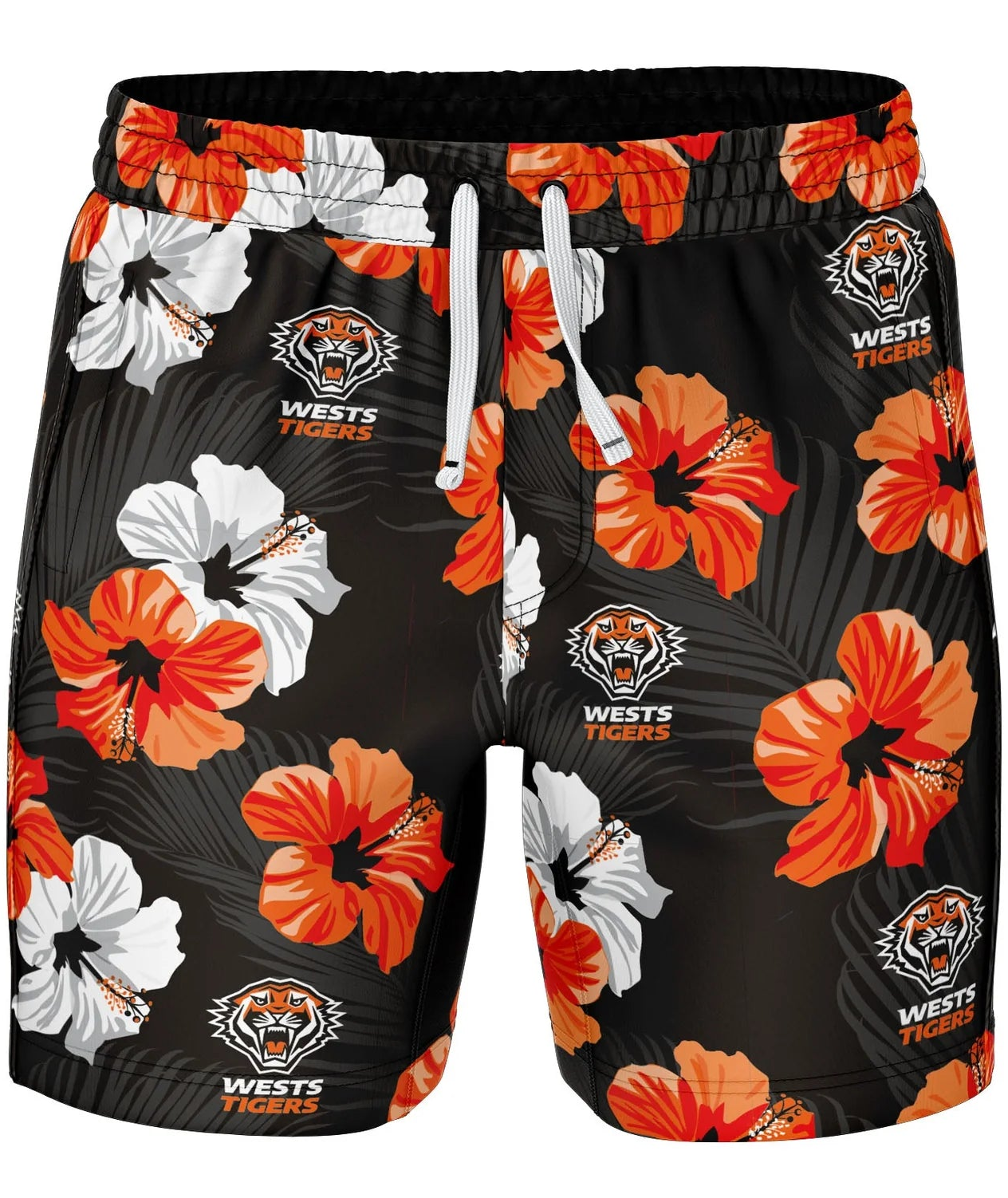 Wests Tigers  NRL Mens Aloha Volley Shorts