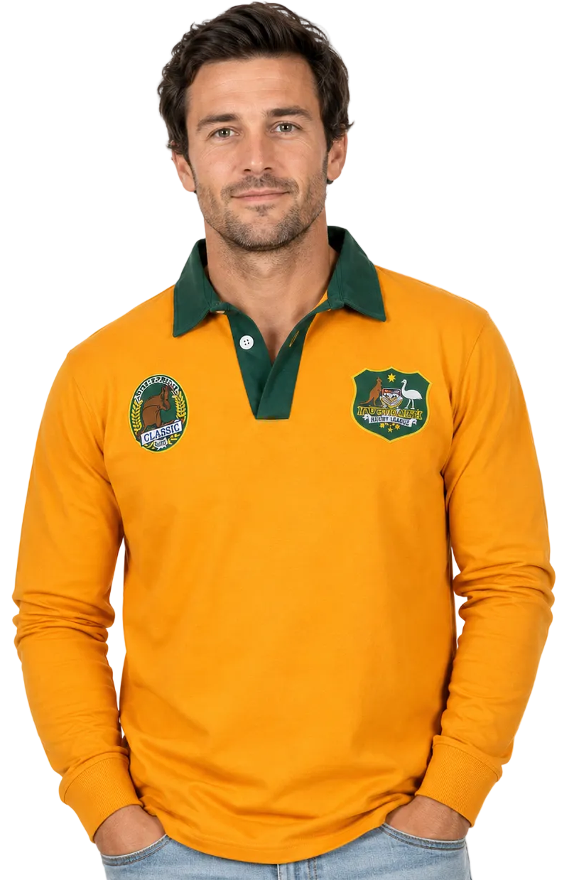 Australian Wallabies 1991 Mens Rugby Union Retro Jersey