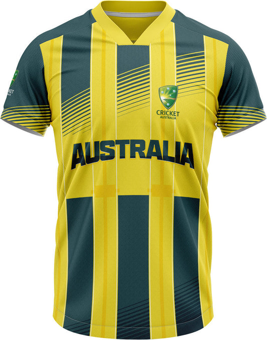 Cricket Australia 2026 Cricket Mens Striker Soccer Jersey