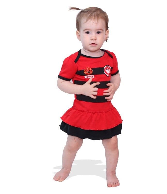 Western Sydney Wanderers Girls Baby Footysuit