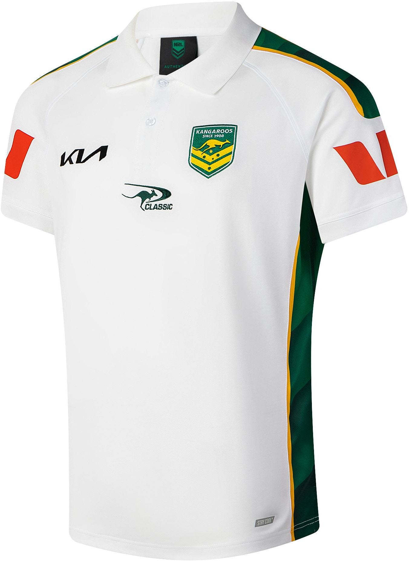 Australian Kangaroos 2026 NRL Mens Team Polo Shirt