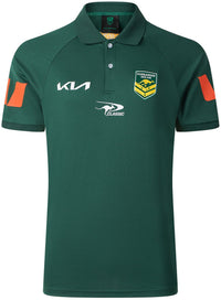 Australian Kangaroos 2026 NRL Mens Media Polo Shirt