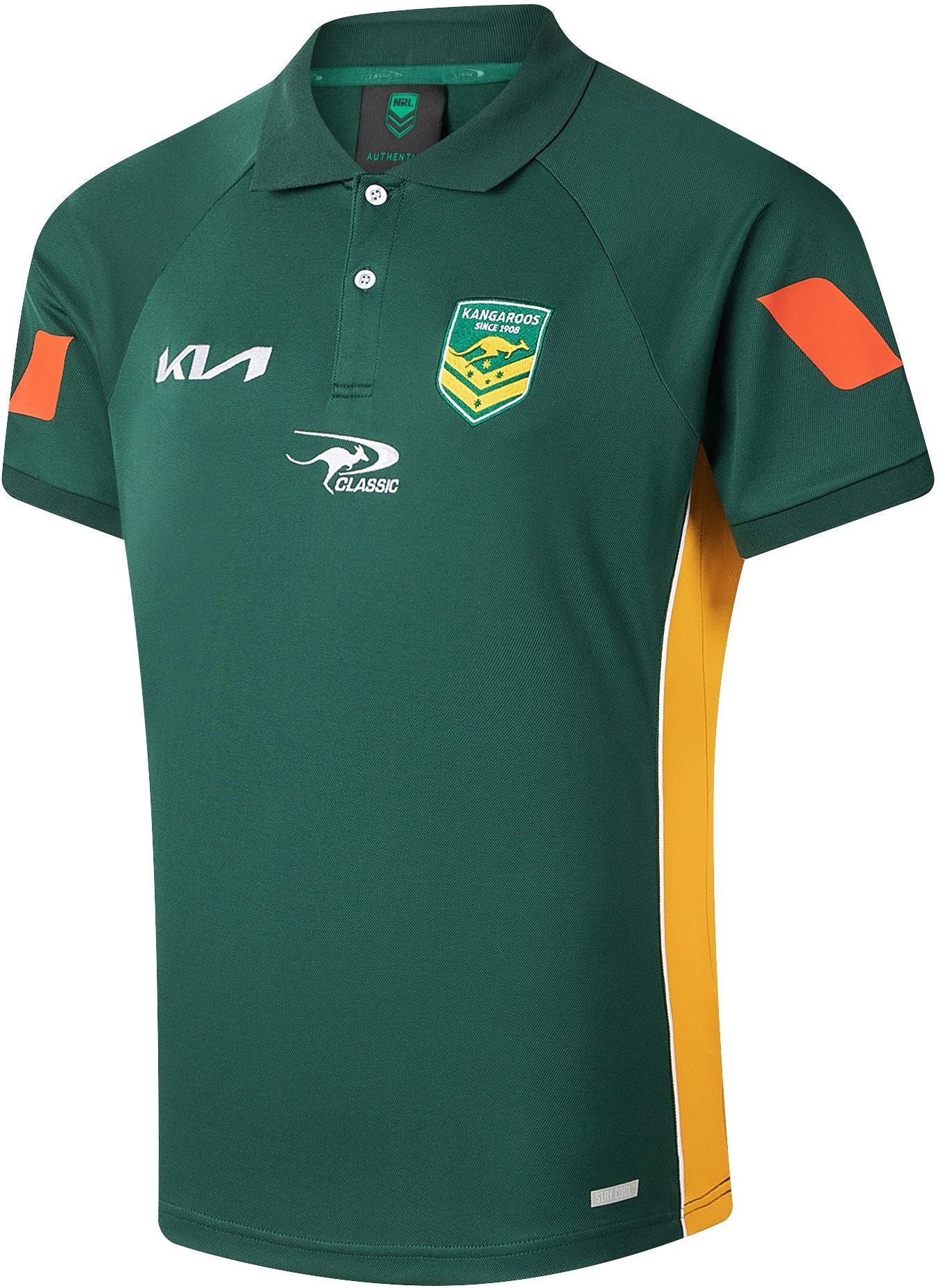 Australian Kangaroos 2026 NRL Mens Media Polo Shirt