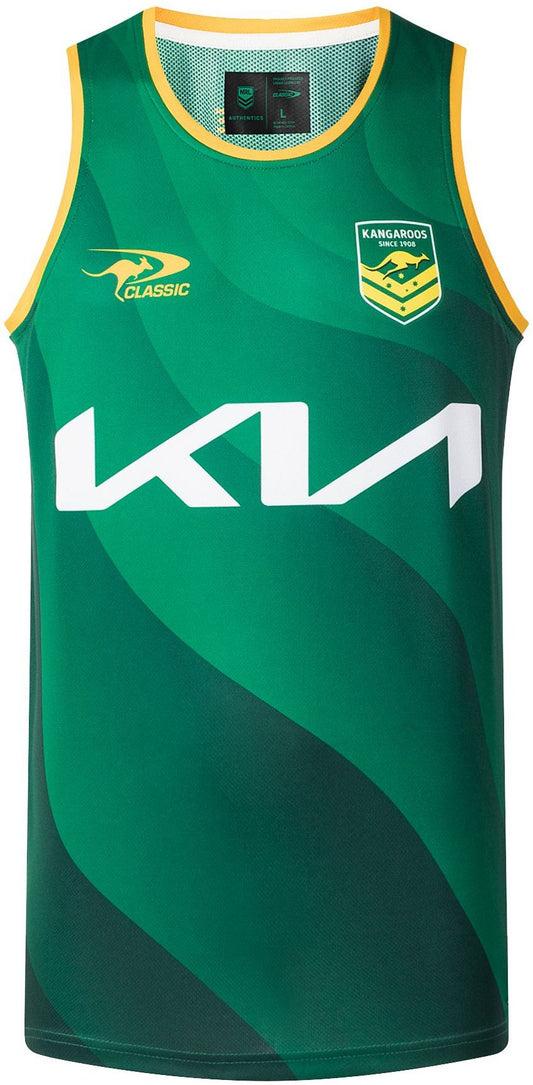 Australian Kangaroos 2026 NRL Mens Training Singlet
