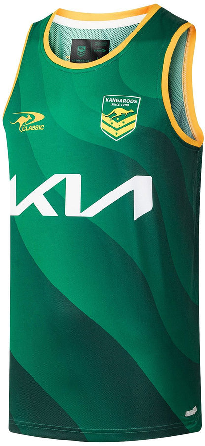 Australian Kangaroos 2026 NRL Mens Training Singlet