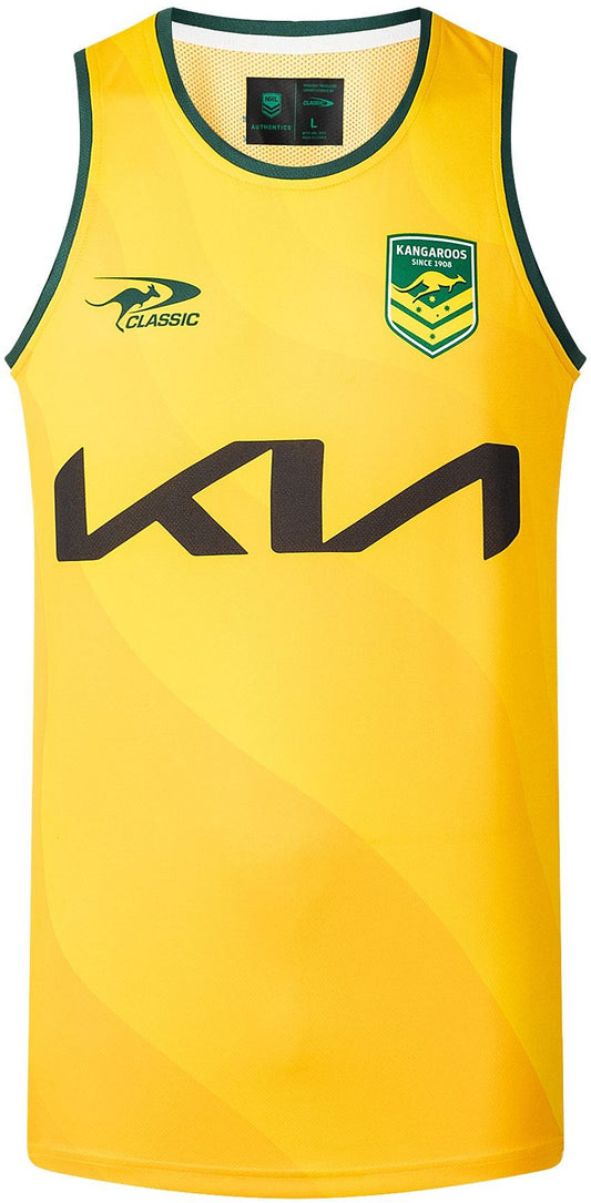 Australian Kangaroos 2026 NRL Mens Alternate Training Singlet