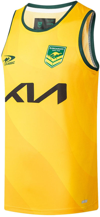 Australian Kangaroos 2026 NRL Mens Alternate Training Singlet