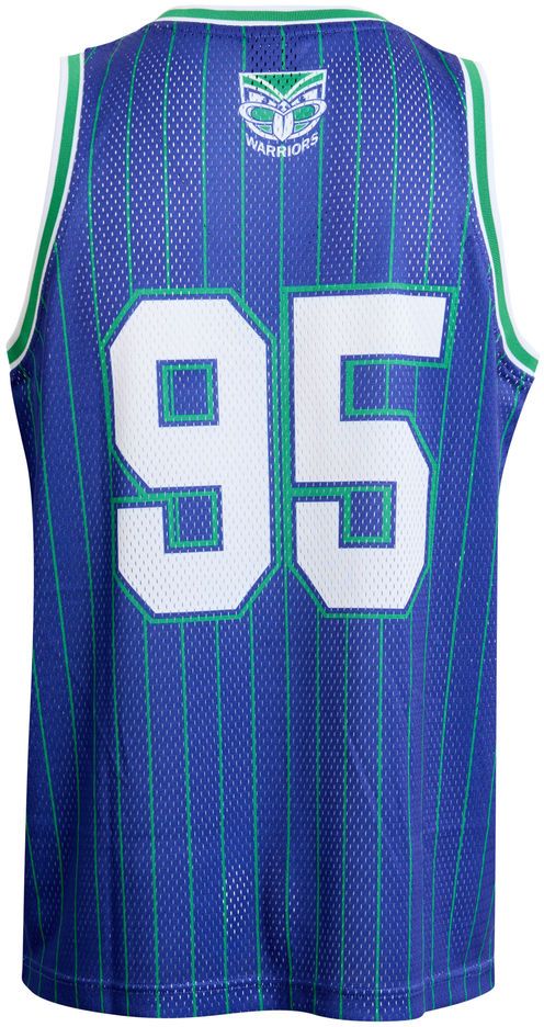 New Zealand Warriors 2026 NRL COAR Mens Basketball Singlet