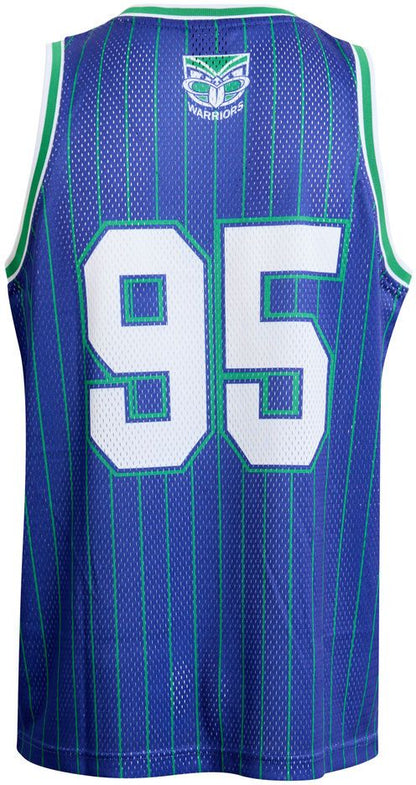 New Zealand Warriors 2026 NRL COAR Mens Basketball Singlet