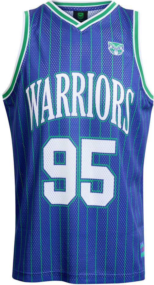 New Zealand Warriors 2026 NRL COAR Mens Basketball Singlet