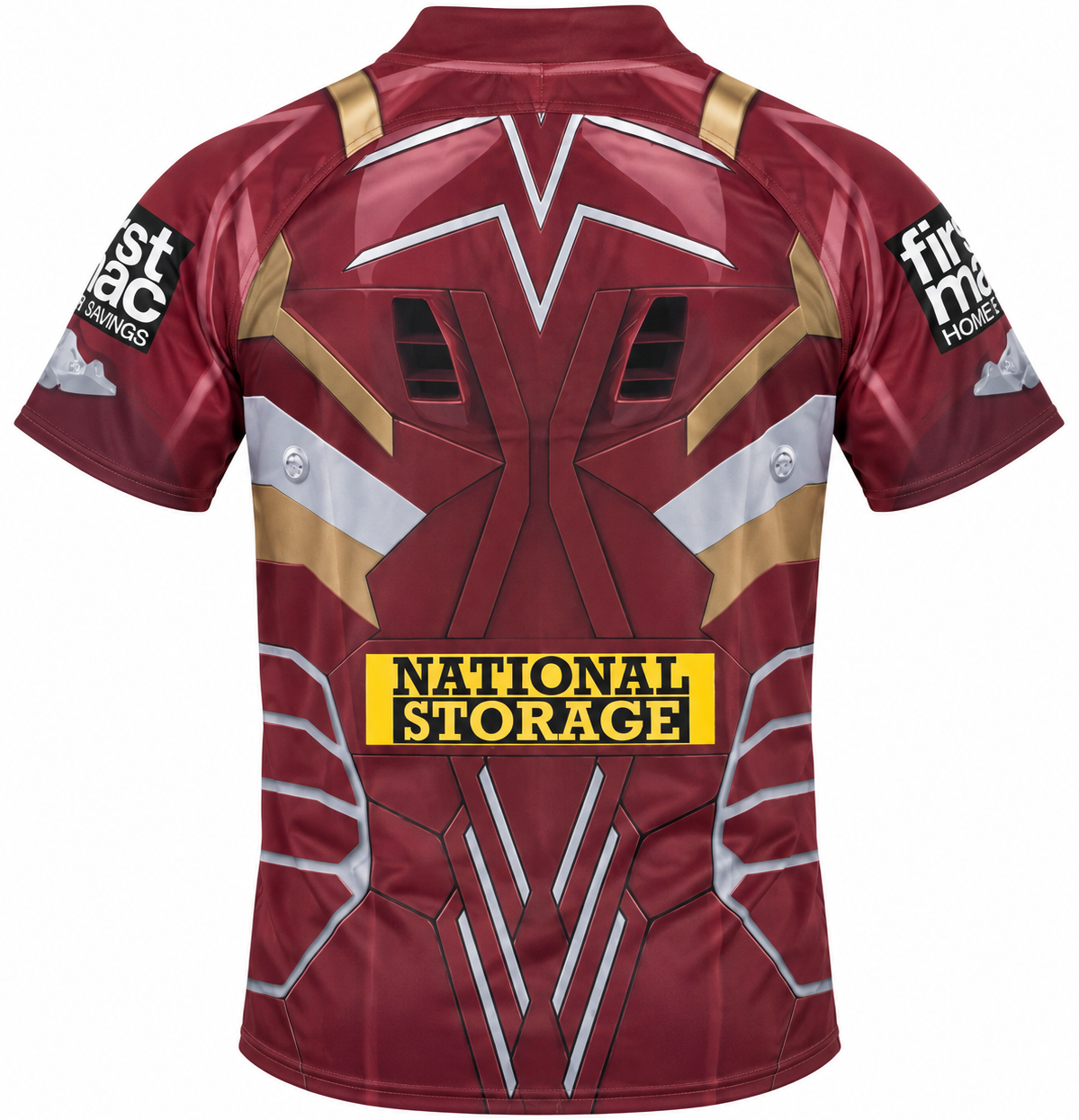 Brisbane Broncos NRL Mens Ironman Jersey L only