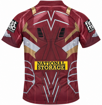 Brisbane Broncos NRL Mens Ironman Jersey L only