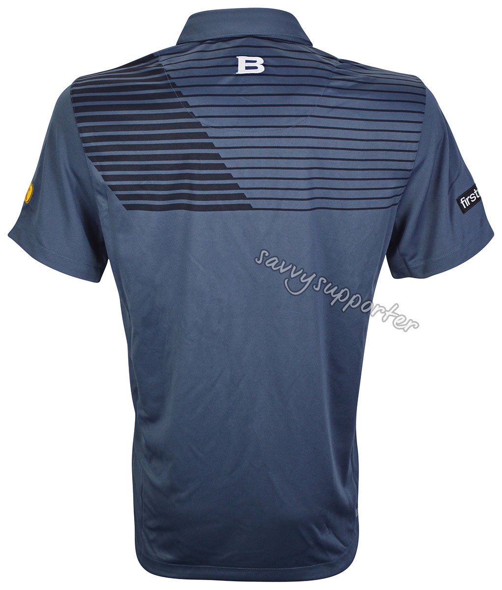 Brisbane Broncos 2018 NRL Mens Steel Performance Polo