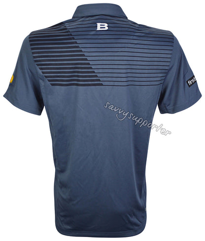 Brisbane Broncos 2018 NRL Mens Steel Performance Polo