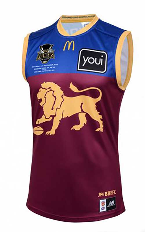 Brisbane Lions 2025 AFL Kids Premiers Guernsey *PRESALE*