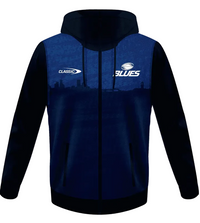 Auckland Blues Rugby Union Mens Full Zip Hoodie