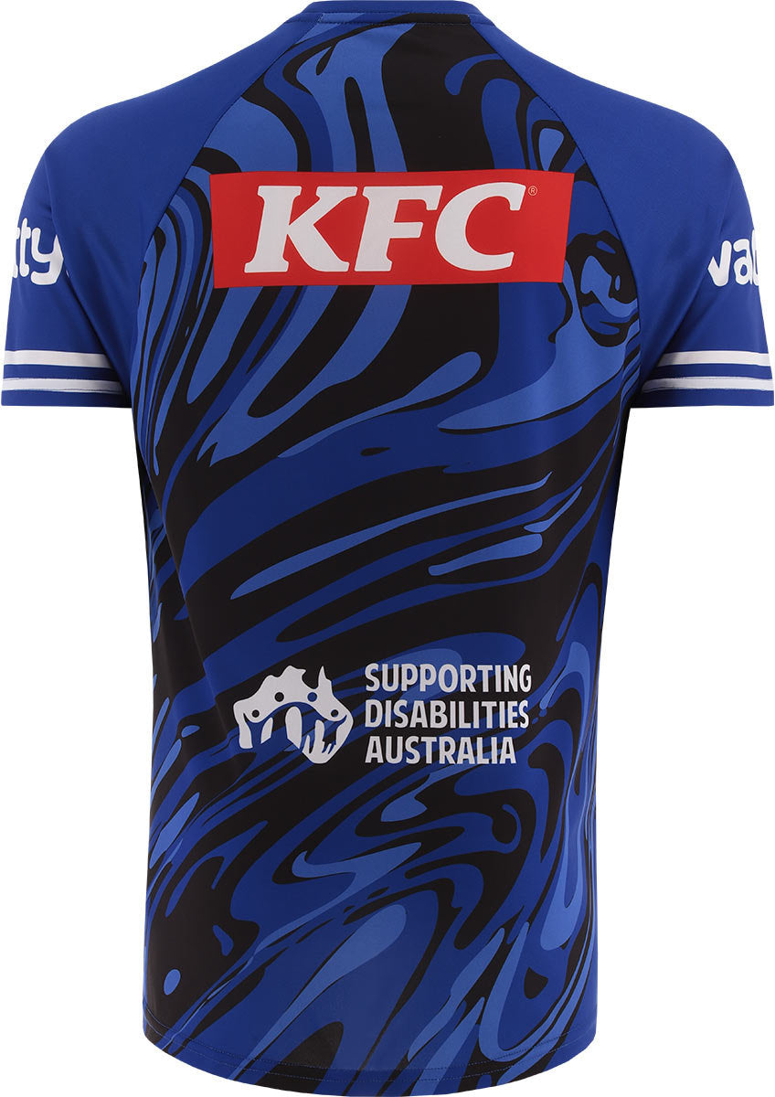 Canterbury Bulldogs 2026 NRL Mens Blue Training Shirt