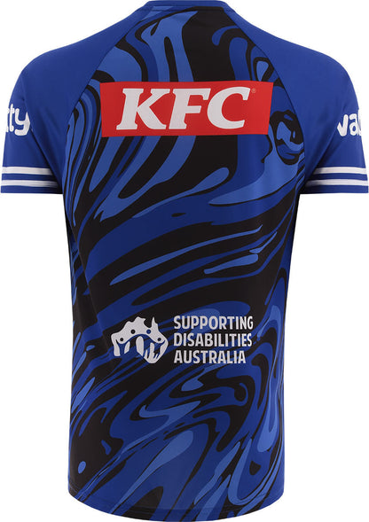 Canterbury Bulldogs 2026 NRL Mens Blue Training Shirt