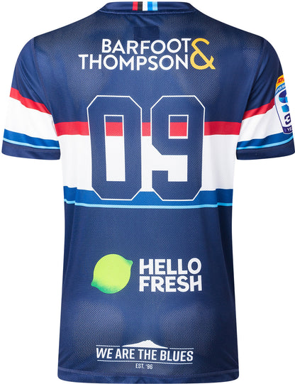 Auckland Blues 2026 Rugby Union Mens Navy Training Shirt