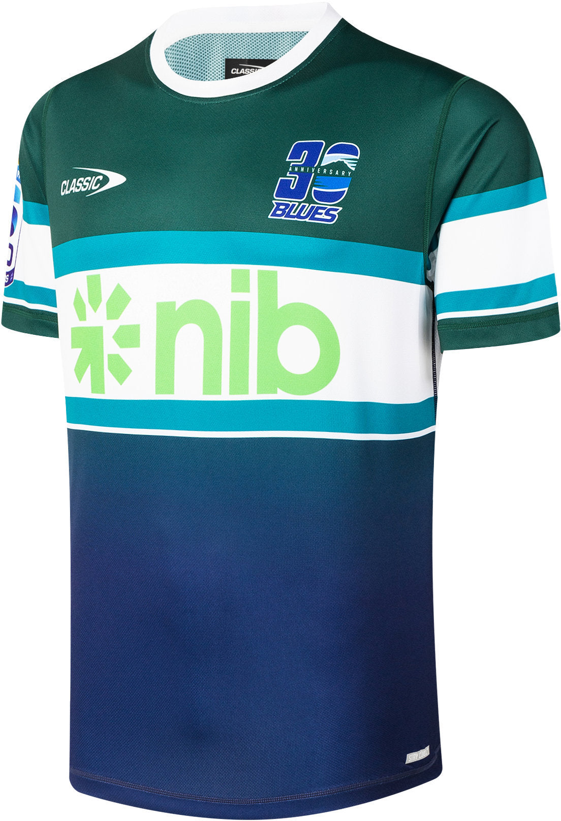 Auckland Blues 2026 Rugby Union Mens Green Training Shirt