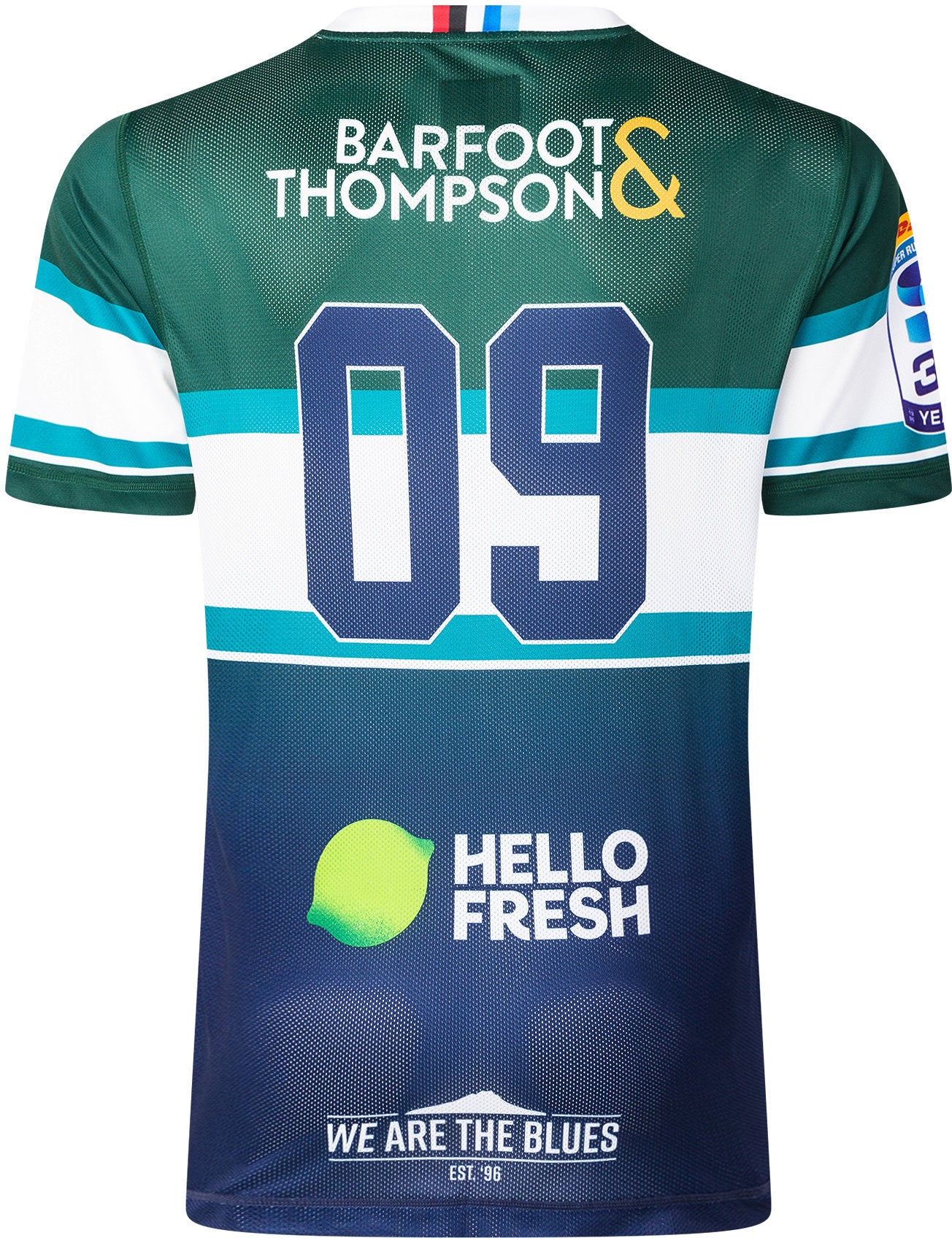 Auckland Blues 2026 Rugby Union Mens Green Training Shirt