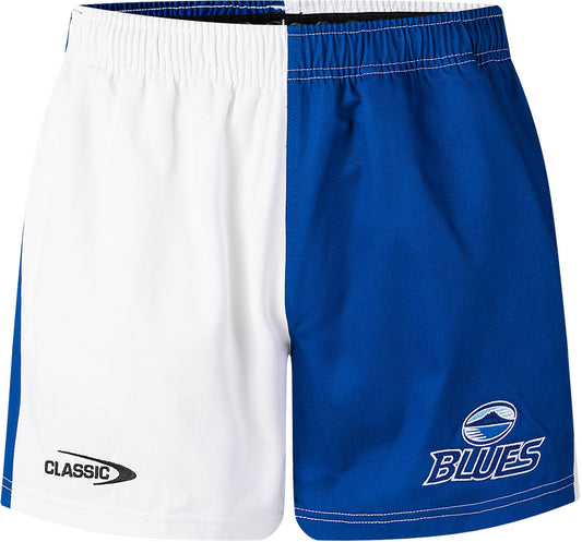 Auckland Blues 2026 Rugby Union Mens Drill Rugby Shorts