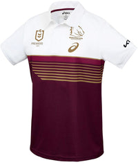Brisbane Broncos 2025 NRL Mens Asics Premiers Polo Shirt